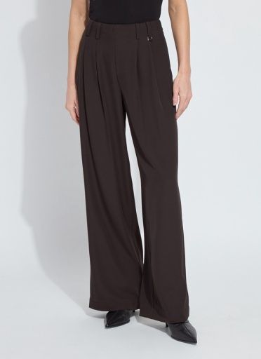 darcy pleated wide leg trouser