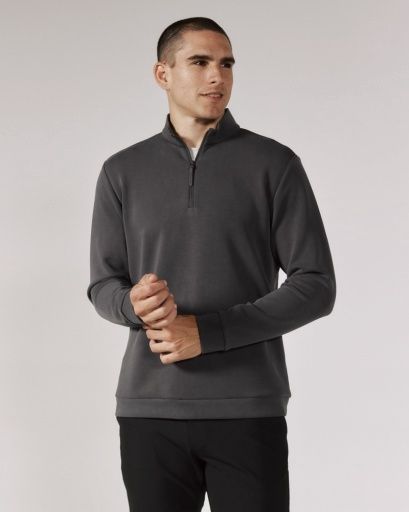 REV QUARTER-ZIP, Colour: ANTHRACITE, Size: MED