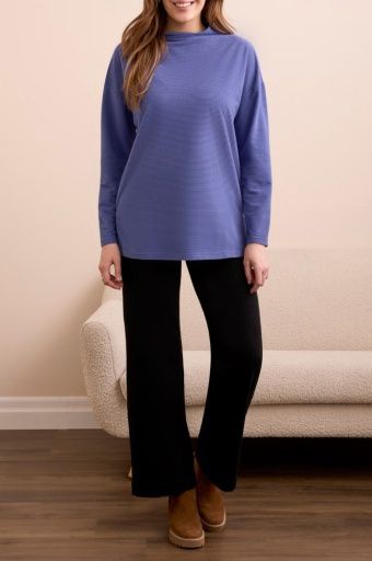 FUNNEL NECK TUNIC, Size: S