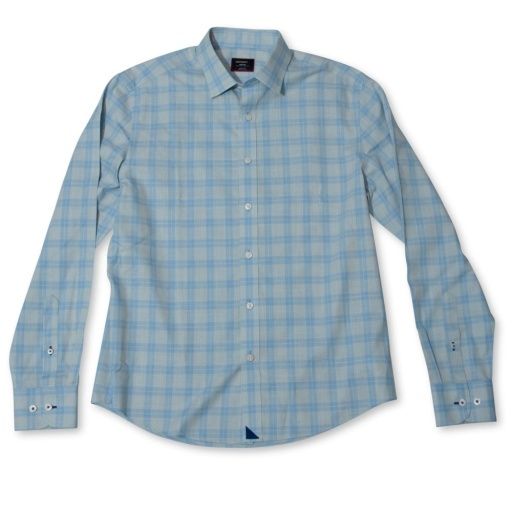 CLARK WRINKLE FREE SHIRT, Colour: LIGHT GREEN, Size: LargeRegular