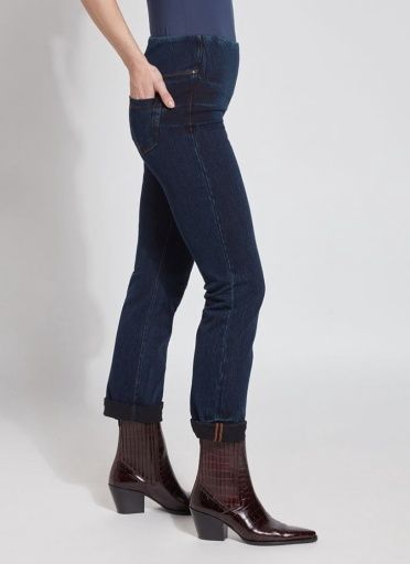 boyfriend denim curvy, Colour: indigo, Size: 1X