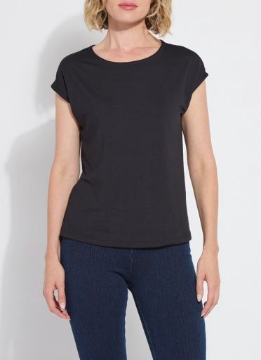 lyssentials top curvy, Colour: black, Size: 1X