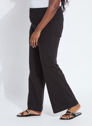 denim trouser curvy, Colour: black, Size: 1X