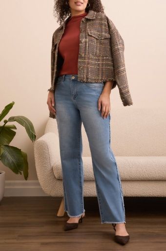 BROOKE FRAYED, Size: 4
