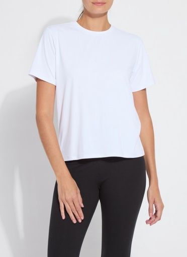 perfect box-cut tee, Colour: white, Size: XS