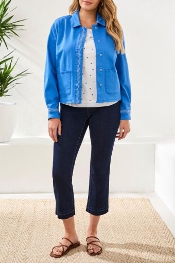 HID SNAP FRT JAC, Colour: ROYAL, Size: S