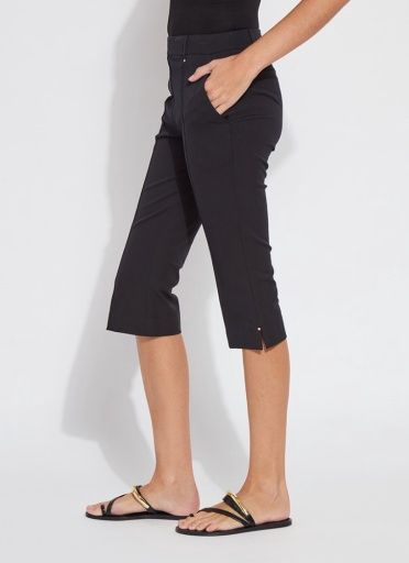 amanda capri pant, Colour: black, Size: XS