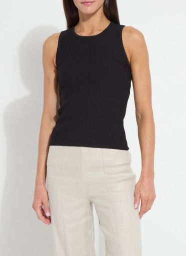 andreia ribbed knit tank, Colour: black, Size: XS