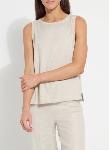 gabriela embroidered linen top, Size: XS