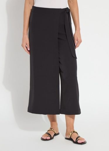 lolanda wrap trouser, Colour: black, Season: summer 2026, Size: L
