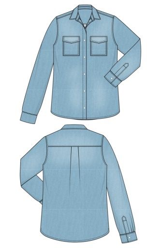 shirt w/ pockets, Size: 1X