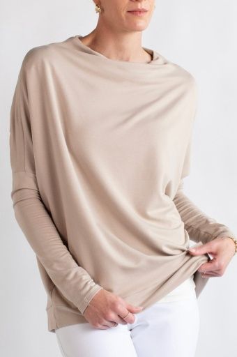 AMAL TOP, Colour: DOVE
