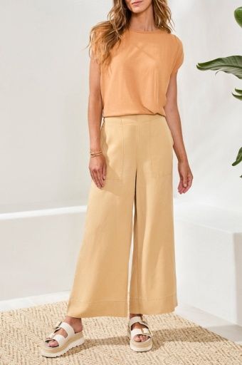 FLOWY PULL ON CROP, Size: S