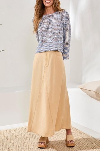 BELL SLV OPEN STITCH, Size: S