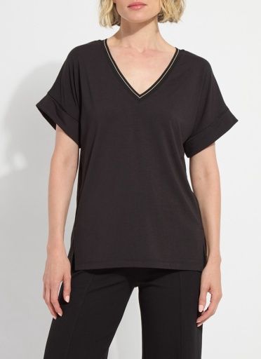akira reversible rolled up sleeve top, Size: XS
