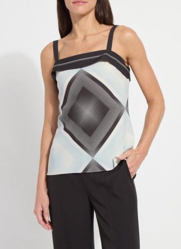 ananda printed tank top, Size: XS