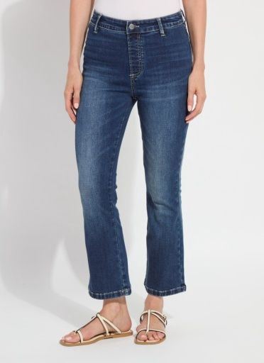 ankle estelle everyday flare denim, Colour: dark midwash, Size: XS
