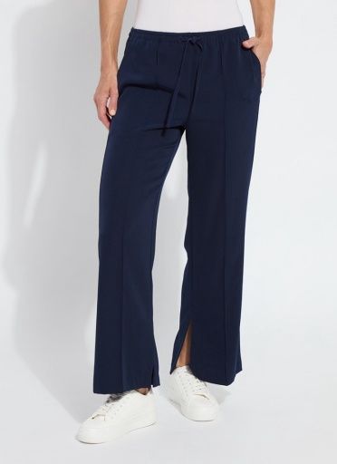 genevieve drawstring trouser, Colour: true navy, Size: XS