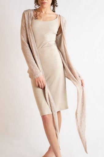 ENYA CARDI, Colour: SAND, Size: XS