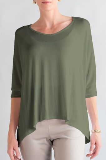 EASE TOP, Colour: EUCALYPTUS