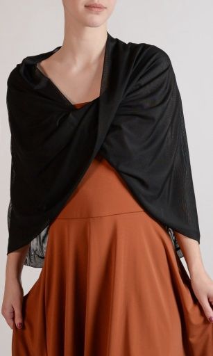 TALA TWIST SHRUG, Colour: BLACK