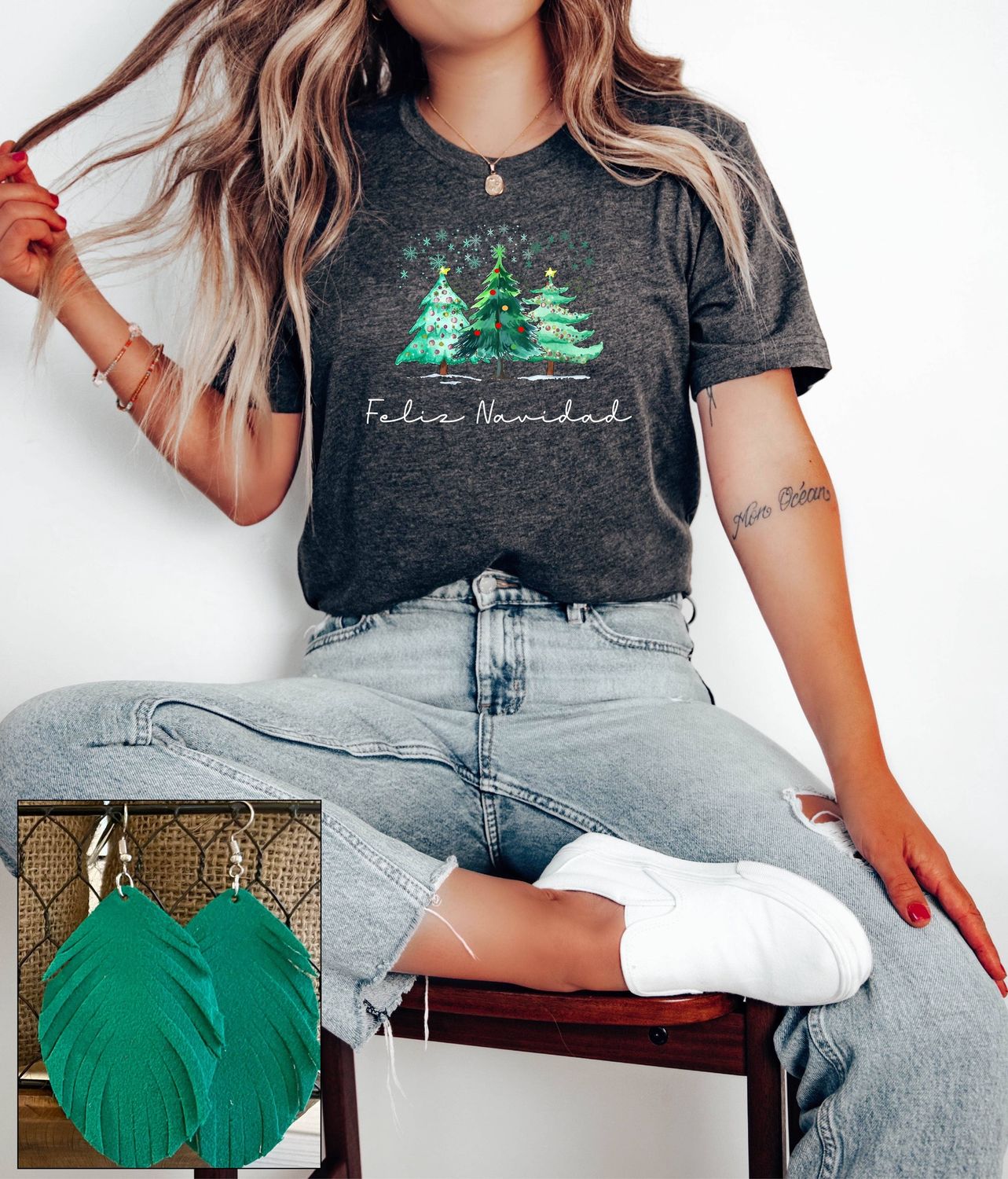 Feliz Navidad Tee, Size: Small