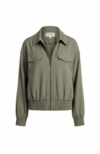 zip front jacket, Size: L
