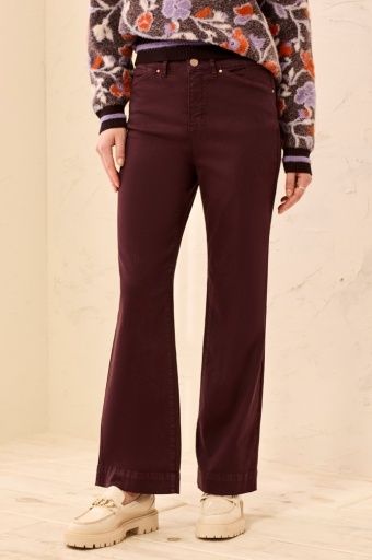 FLY FRT 5 PKT PANT-FUDGE, Colour: FUDGE, Size: 4
