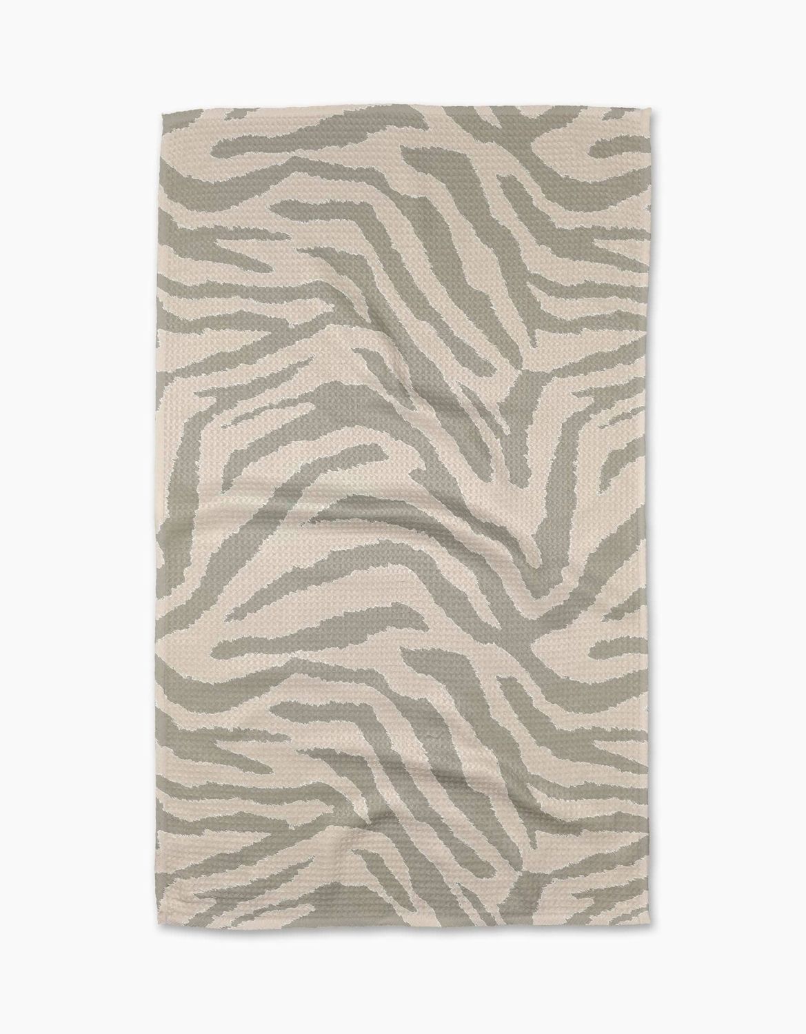 Zira Gray Tea Towel