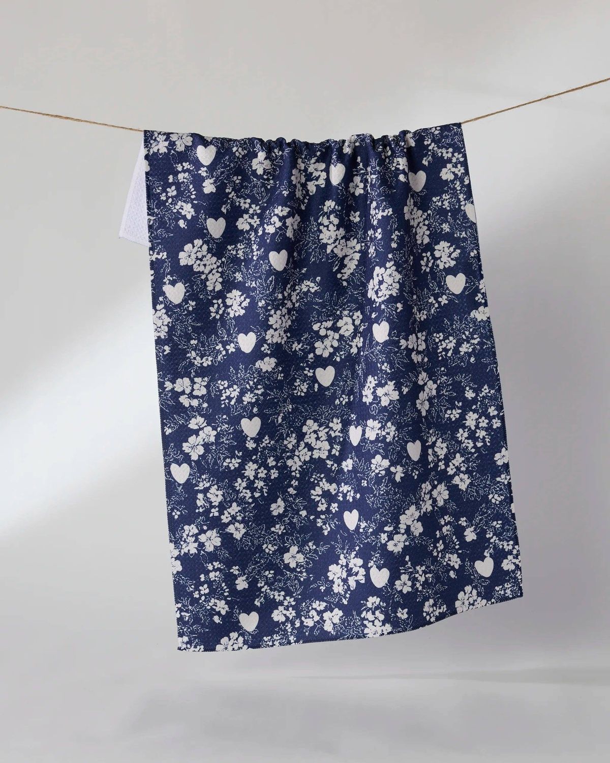 Midnight Posy Tea Towel