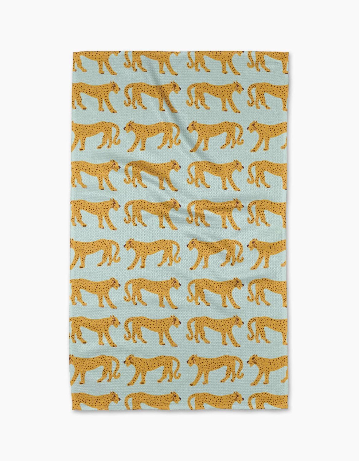 Walking Cheetah Tea Towel
