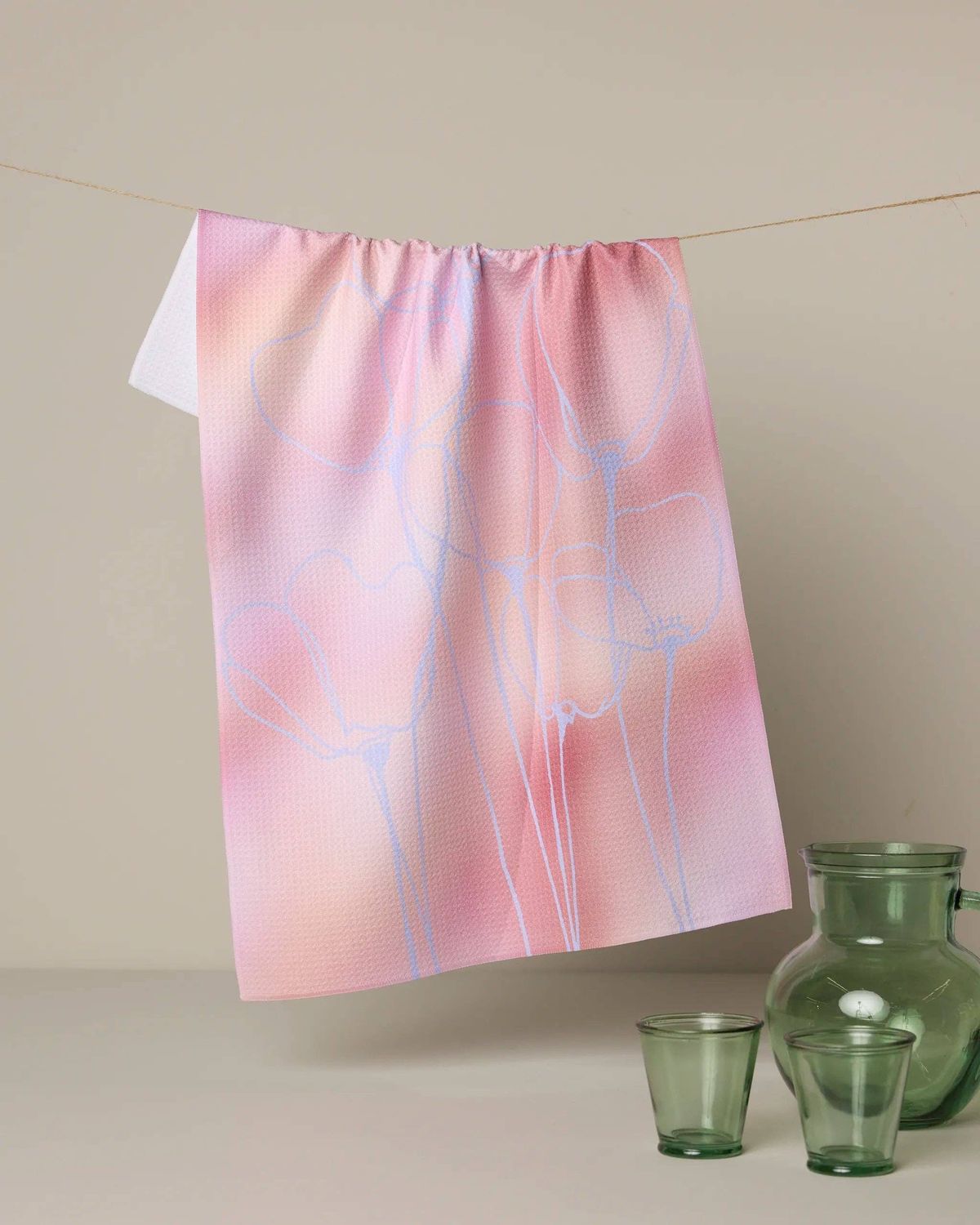 Ethereal Bloom Tea Towel