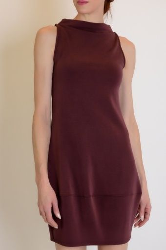 JUNO DRESS, Colour: MERLOT, Size: XS