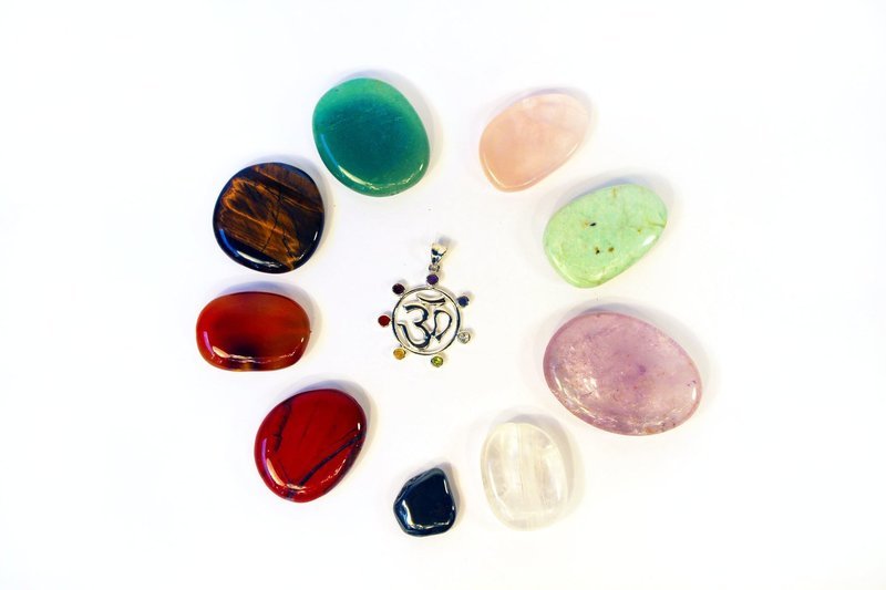 Colgante Chakras Om
