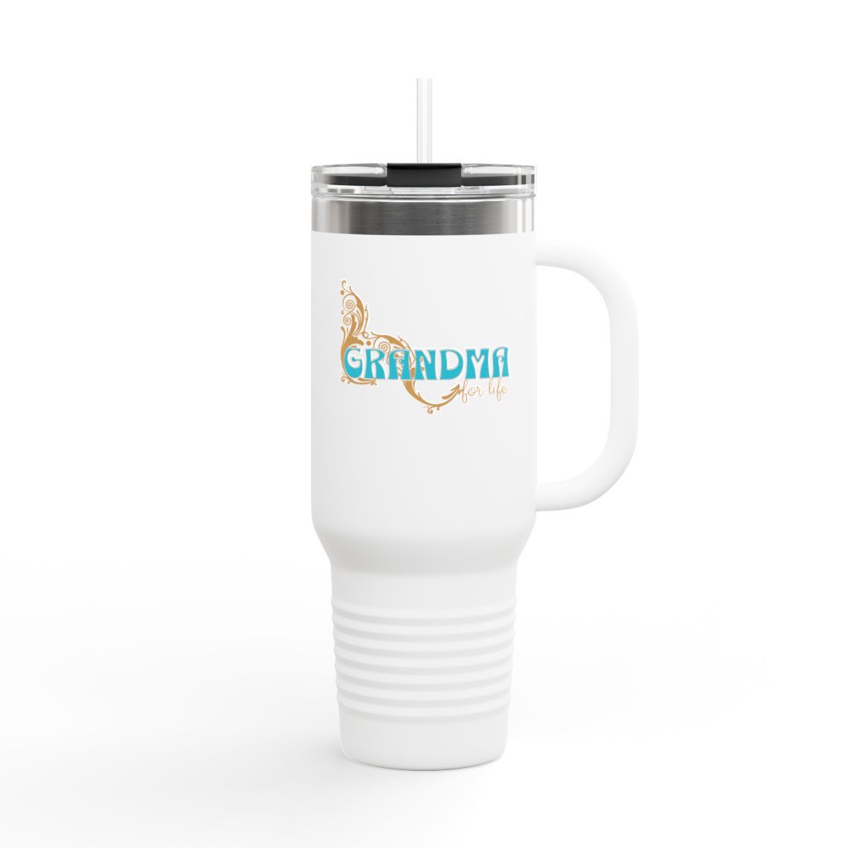 Grandma For Life 40oz Insulated Travel Mug – Perfect for Coffee Lovers and Adventurers