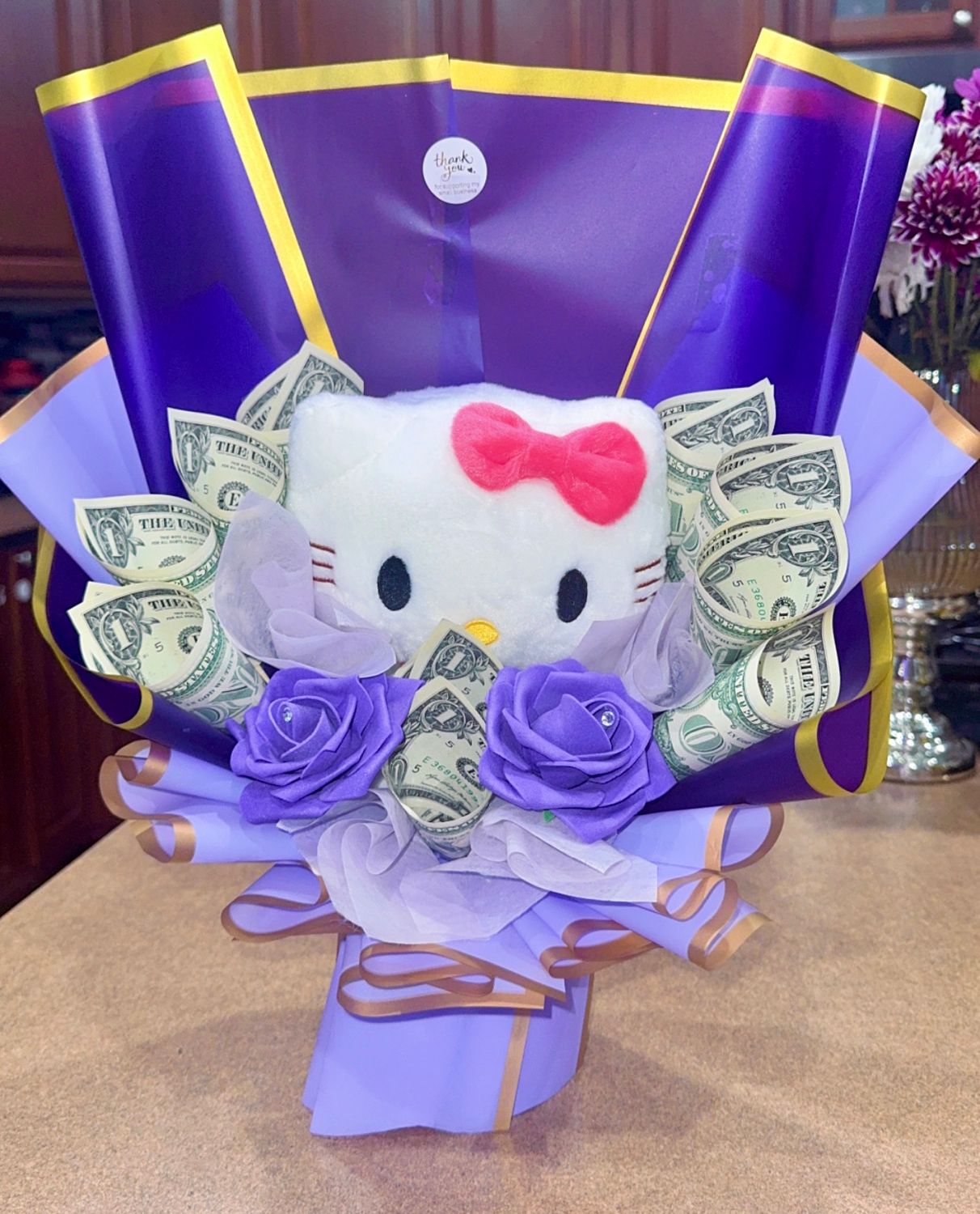 Hello Kitty Stuffy - Money Bouquet