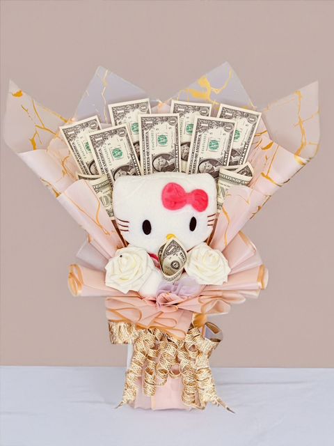 Hello Kitty Stuffy - Money Bouquet