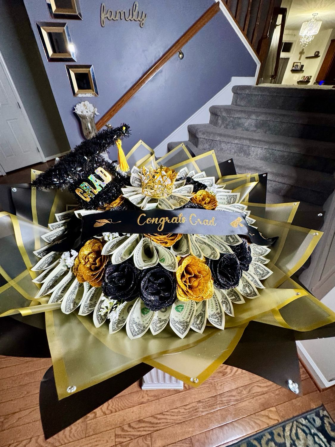 Crowned for Success Graduation Bouquet