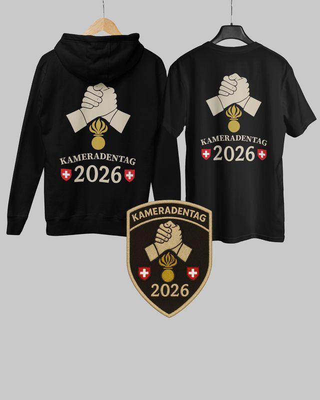 pzgren Kameraden Hoodie + T-Shirt + Badge
