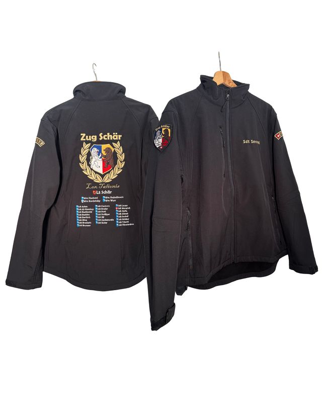 Zug Softshelljacke bestickt
