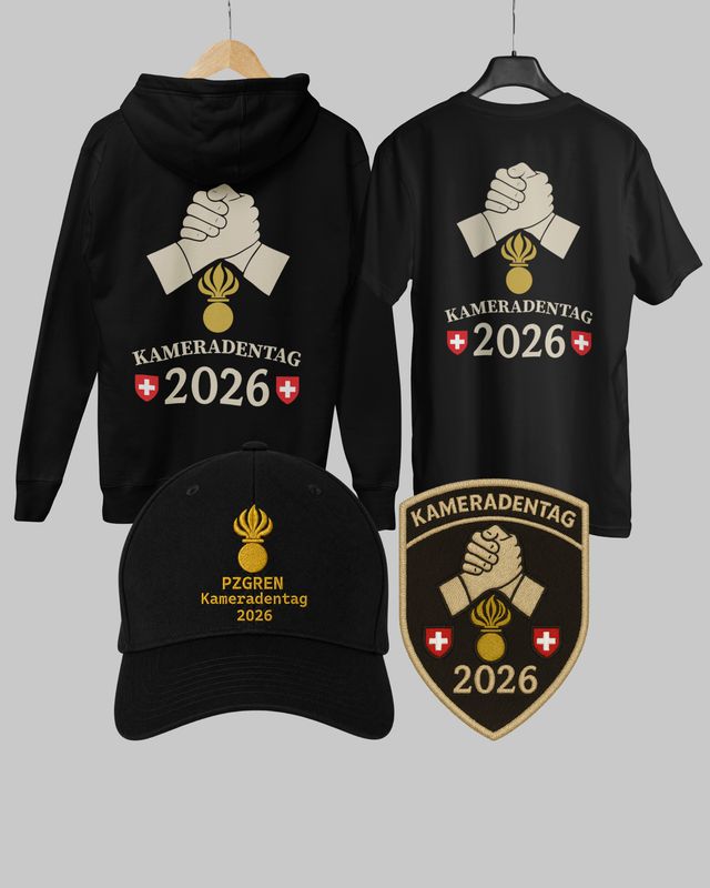 pzgren Kameraden Hoodie + T-Shirt + Cap + Badge