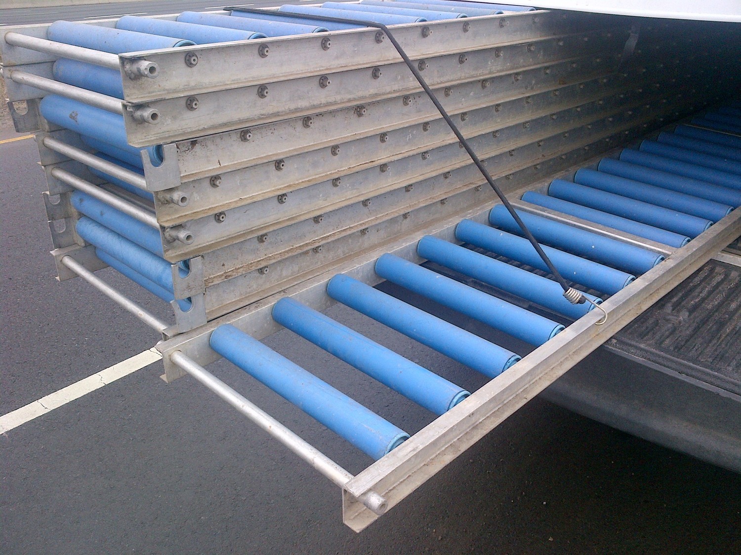 Roller Conveyors - Blue Poly Tava brand