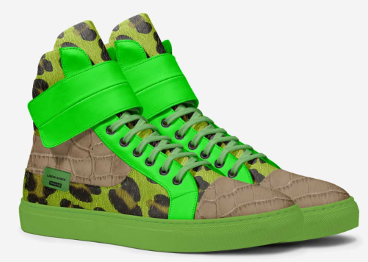 Leppard Lime Shoes
