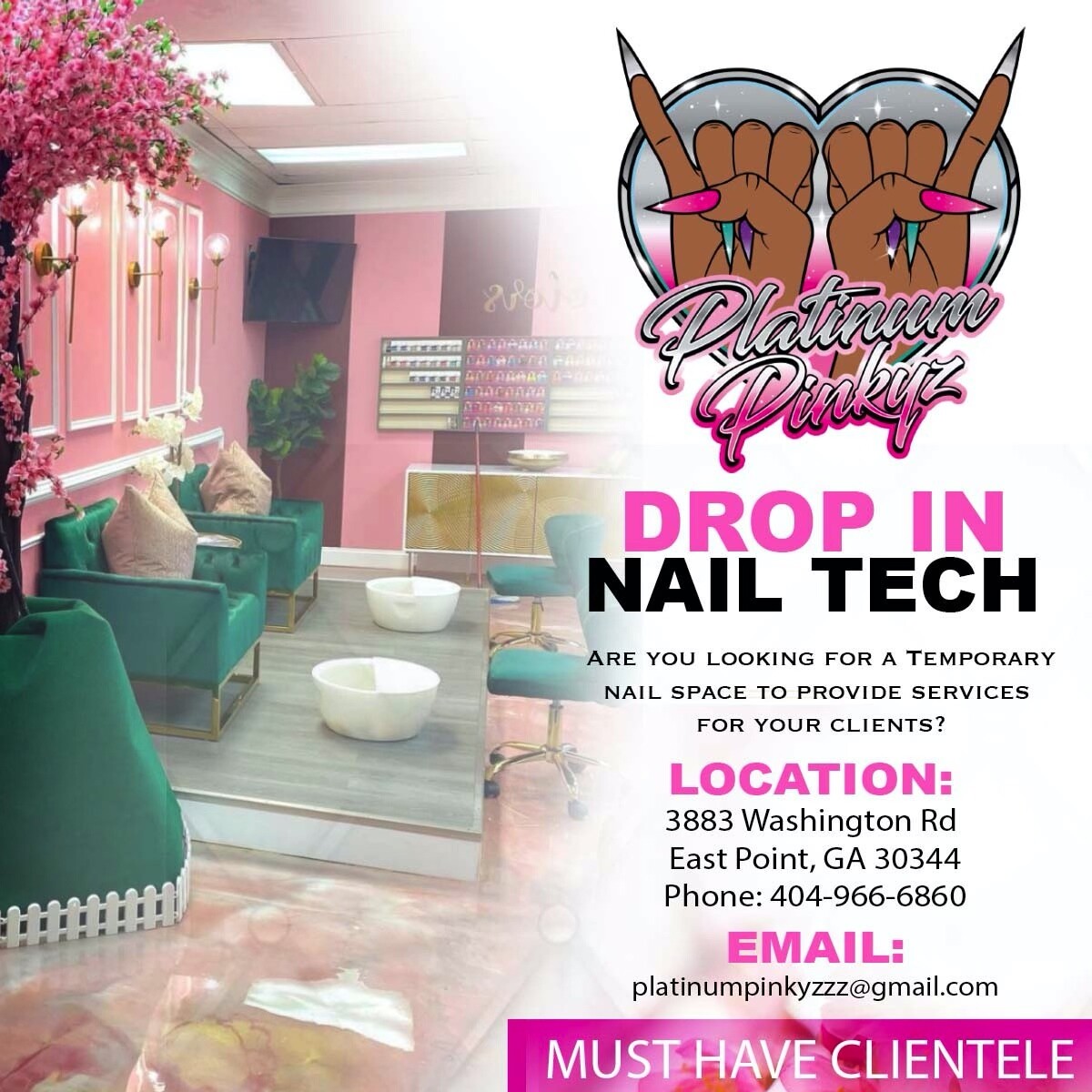 Drop In Nail Tech
