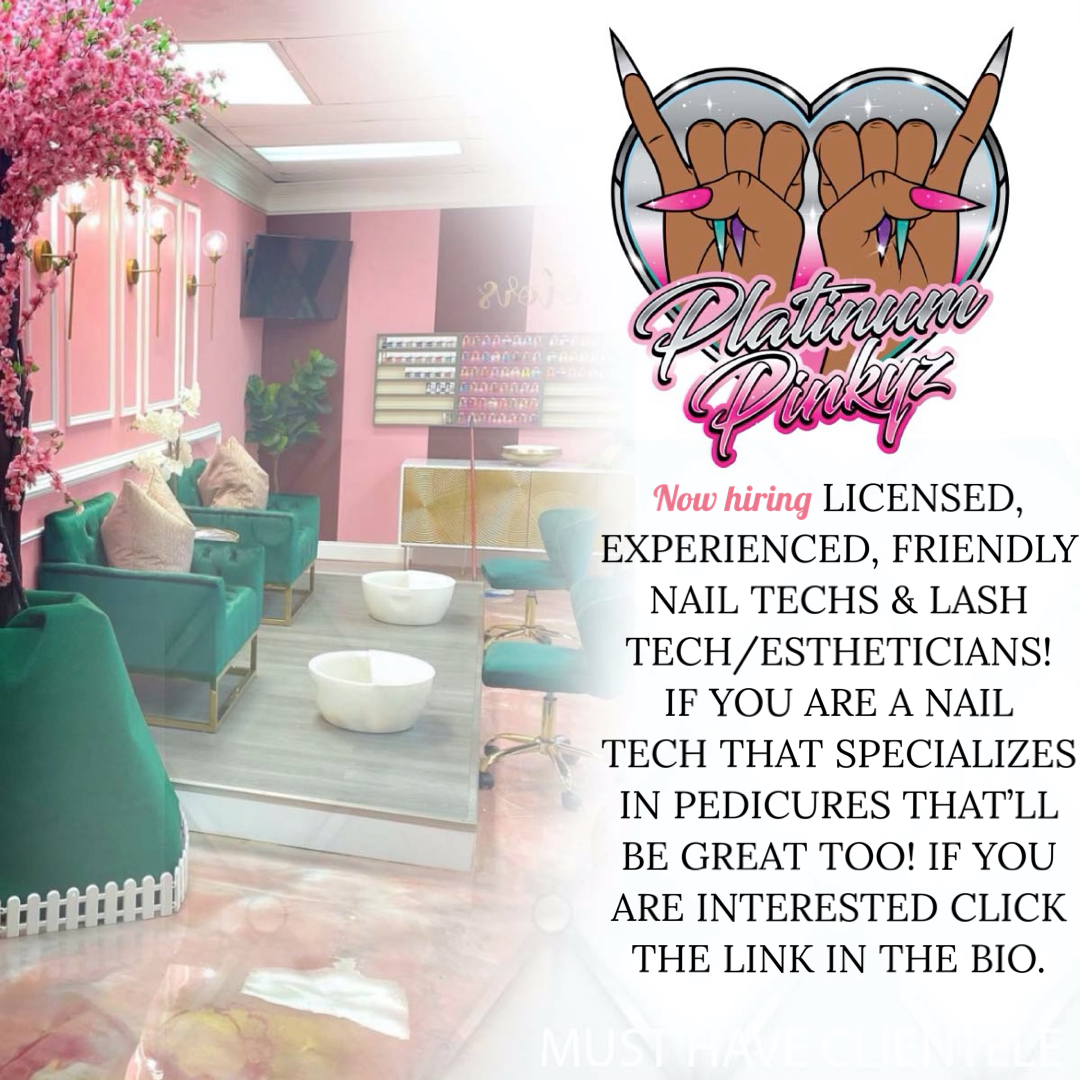 Nail Tech &amp; Lash Tech Wanted
