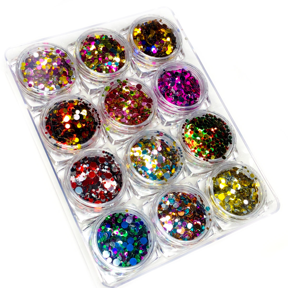 2 Pack High Quality Chunky Glitz