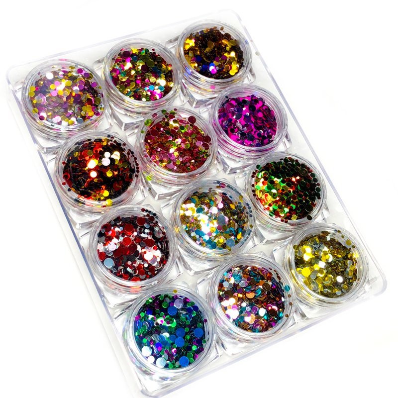 2 Pack High Quality Chunky Glitz
