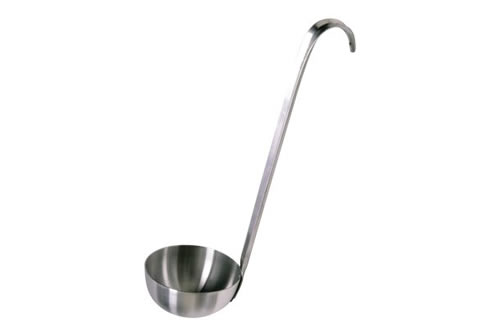 65-30 12 Ounce One Piece Stainless Steel Ladle
