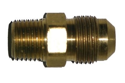 35-1 1/8 Inch Male Pipe Thread X 1/4 Inch Male Flare Connector