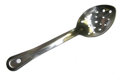 61-100 15 Inch Perforated Stainless Steel Spoon